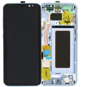 TELEFON EKRANI SAMSUNG S8 PLUS KVK SERVİS ORJİNALİ MAVİ