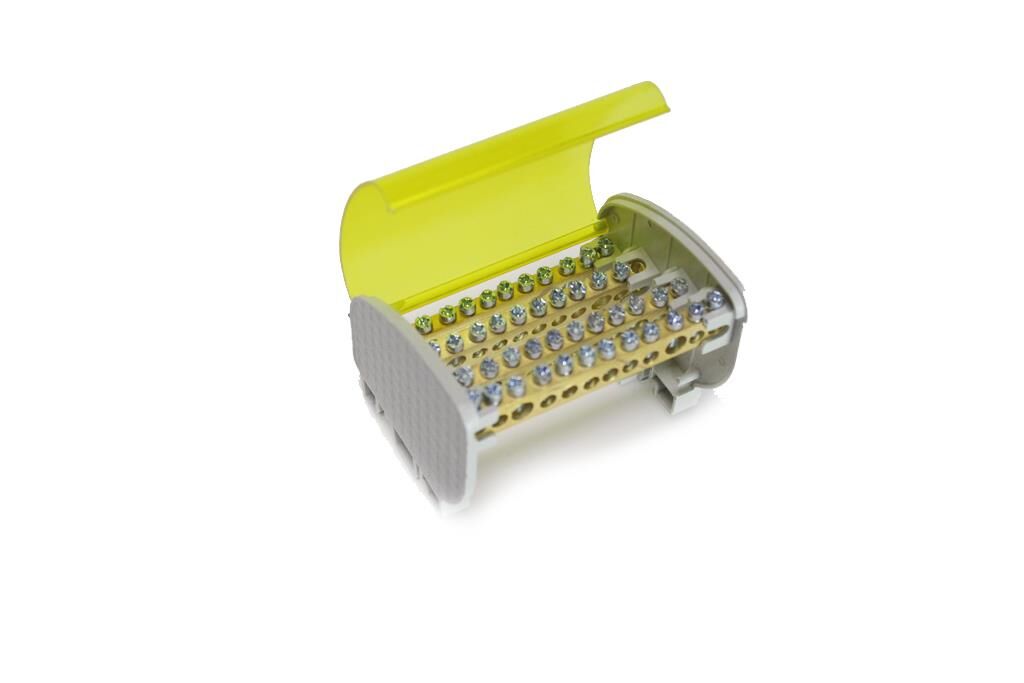 DAĞITIM ÜNİTESİ KAPAKLI 125 AMPER 7X12MM 2+10 DELİKLİ 4 KUTUPLU ÇETSAN