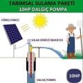 SOLAR 10 HP TARIMSAL SULAMA SİSTEMİ-10000  WATT GÜNEŞ PANELİ -10 HP SÜRÜCÜ PANO DAHİL SET